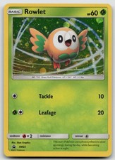 SMALL SWIRL Rowlet Promo NM SM Promos SM22 Pokemon Card on eBay