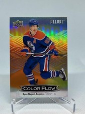 2024-25 Upper Deck Allure Color Flow #CFL-49 Ryan Nugent-Hopkins Orange-Yellow