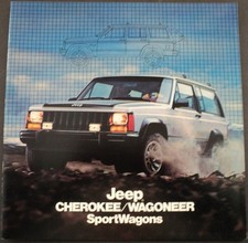1984 Jeep Cherokee Wagoneer Sportwagons Original Dealer Sales Brochure 1984 Jeep Cherokee Wagoneer Sportwagons Original Dealer Sales Brochure