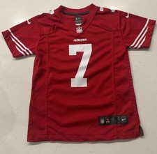 Nike Colin Kaepernick 7 San Francisco 49ers NFL Youth On Field Jersey Size S