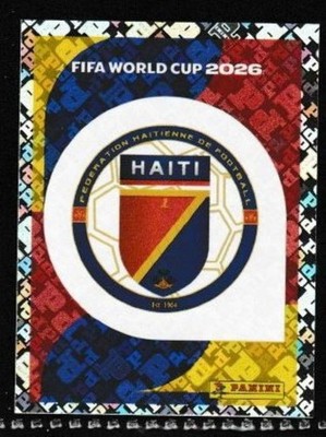 2026 Panini World Cup Football Haiti Abzeichen - Emblem Sticker #hai 1 GRATIS P/P