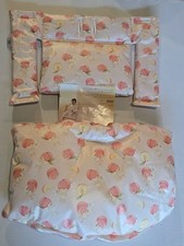 High Chair Cover - GEMBABE - PATTERN IS BUNNY AND PEACHES
