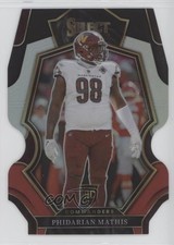 2022 Panini Select Premier Level Black & Red Prizm Die-Cut Phidarian Mathis 13kx