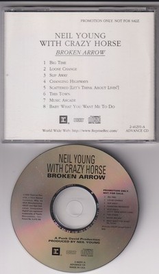 Neil Young & Crazy Horse   Broken Arrow - Import 8 Track Promo CD 1996  Reprise
