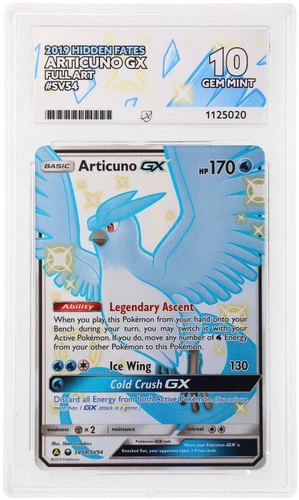 ACE 10   - Articuno GX - SV54/SV94 - Hidden Fates - Pokemon Full Art