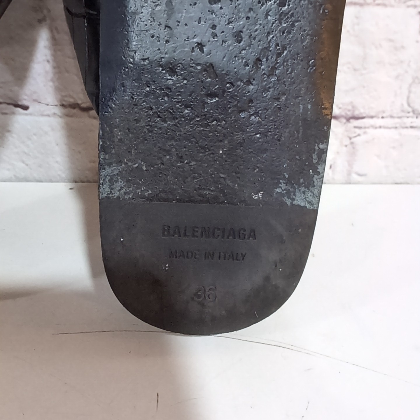 Balenciaga Women's Black Cosy BB Flat Mule Shoes Size 36 thumbnail 12