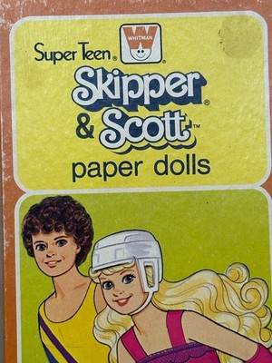 Vintage 1981 Whitman Skipper & Scott Paper Dolls