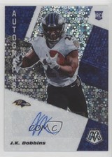 2020 Panini Mosaic Auto No Huddle JK Dobbins #ANH-JKD Auto 10ek