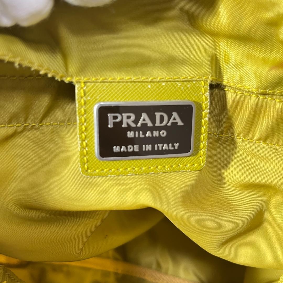 PRADA Nylon Rucksack Backpack Triangular Plate Us… - image 18