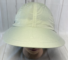 VTG Columbia Khaki Neck Flap Sun Brim Protection Boating Fishing Unisex One Size