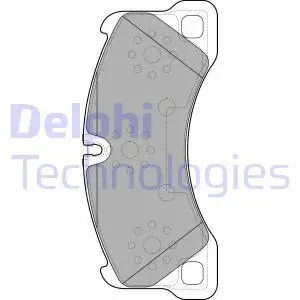 Plaquettes de frein Semi-Metallic LP2117 DELPHI pour PORSCHE VW - Photo 1/4