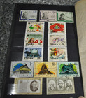 149 Vtg Stamp Book w/USSR Russian / Poland Polish Stamps — photo 4