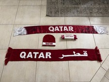 2023 Qatar vs Mexico Gold Cup Official Fan Merchandise Lot NEW Scarf Shirt Hat