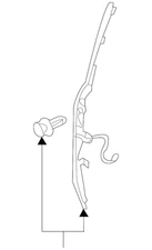 Genuine Toyota 2011-2020 Sienna Right Sliding Door Object/Crush Sensor