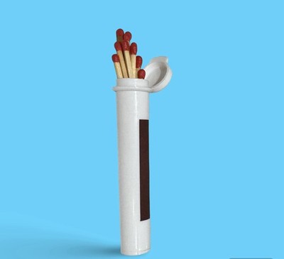 MatchTubes Waterproof Matches with Case and Striking Strips