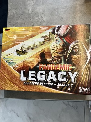 Z-Man Games Pandemic Legacy Season 2 gelb Deutsch Pandemie Seuche 