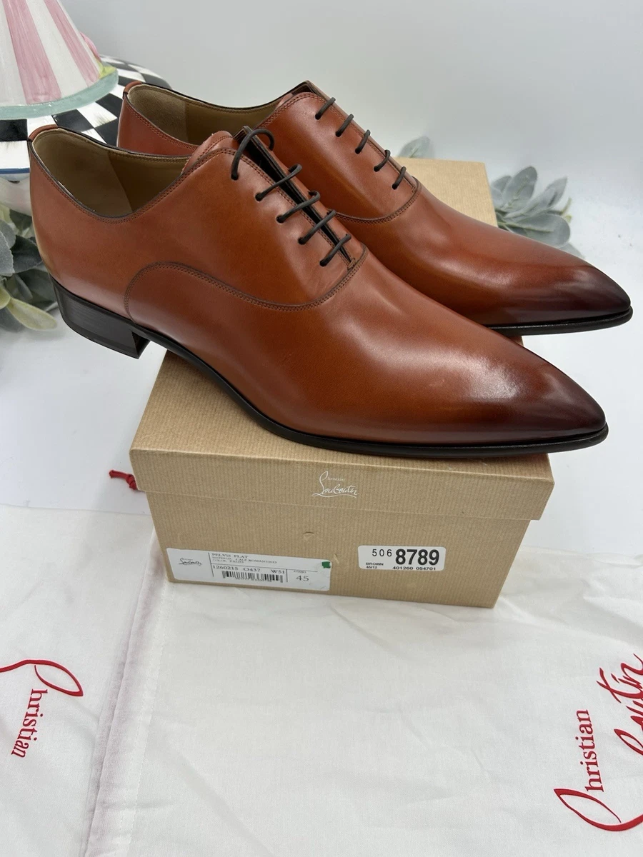 christian louboutin mens brown dress shoes for Men for sale this Maison Christian Louboutin