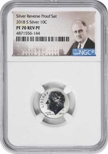 2018-S Roosevelt Dime PF70 Reverse Proof NGC ^
