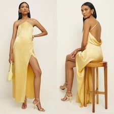 Reformation Myla Silk Dress Size 10