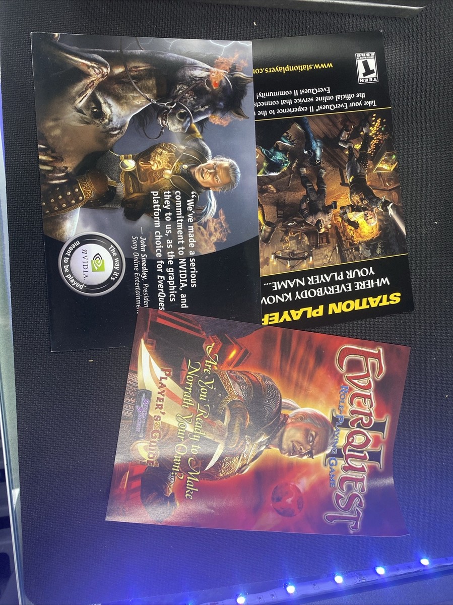 エバークエスト2 コレクターズエディション EverQuest 2 II Collectors Edition PC Game COMPLETE Tin w