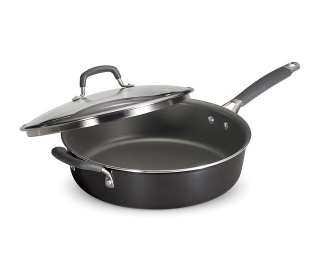 Tramontina, 5.5 Quart Nonstick Deep Saute Frying Pan Jumbo Cooker