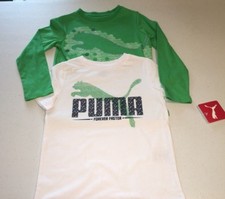PUMA Girls Youth 2PIECE SET 1 Long Sleeve 1 Short Sleeve T-shirt SIZE 5 NWT