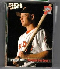 2006 PORTLAND SEADOGS TEAM SET BRANDON MOSS COMPLETE NEW