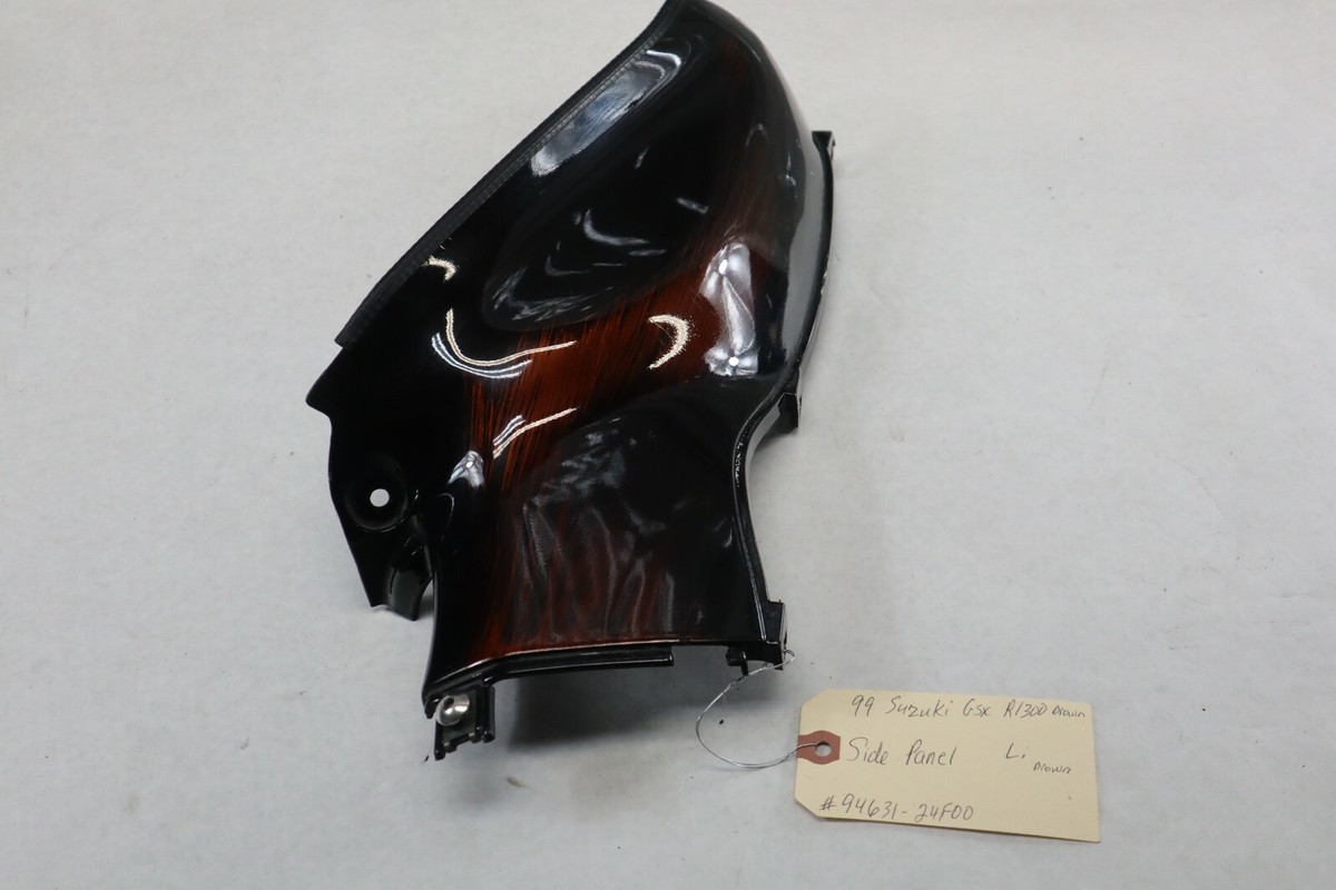 OEM Suzuki Motorcycle Side Panel LEFT 2000 Hayabusa GSX1300R Brown