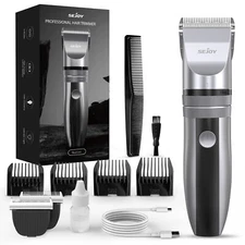 SEJOY Professional Hair Clippers Cutting Beard Trimmer Cordless Shaving Machine