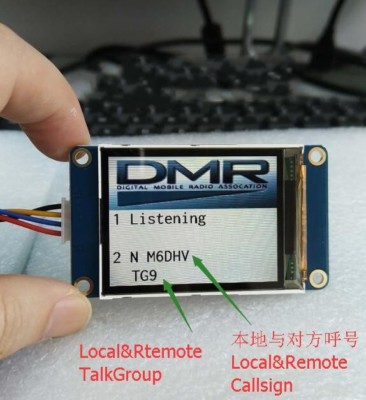 2.2'' inch LCD Display for MMDVM Hotspot Callsign Module Raspberry pi