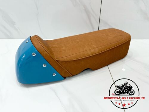 Honda SS50 SS50Z SS50 Z Seat Blue Metal Cowl New Cafe Racer Sport Motorcycle. - Picture 4 of 17