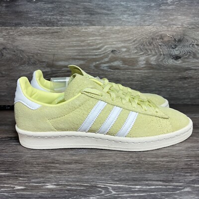 Adidas Mens Shoes size Campus 80s Lemonade Yellow White Sneakers lace up 