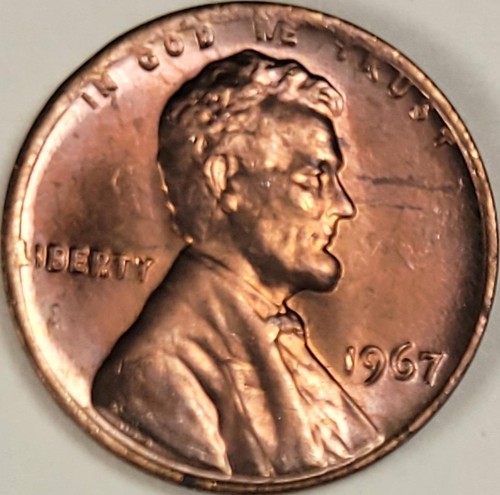 1967 Lincoln Memorial Cent - AU-BU
