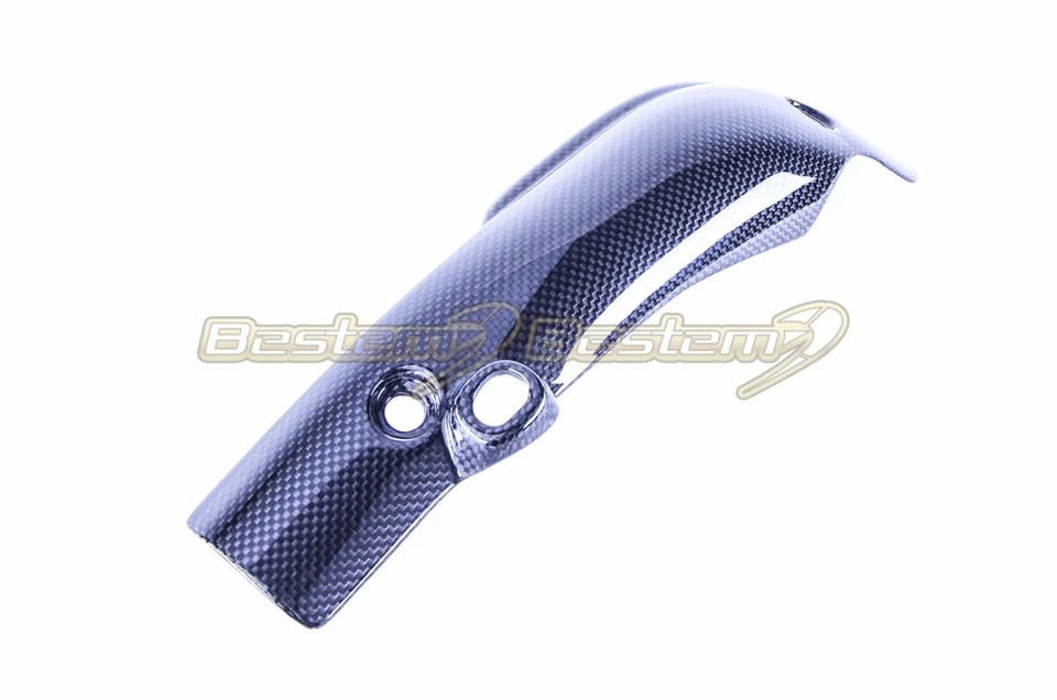 Carenado de panel de cubierta de protector térmico de escape de fibra de carbono Yamaha R1 2009-2014 Foto 3 de 4