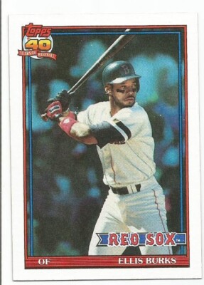 ELLIS BURKS 1991 TOPPS CARD NM-MT+ CONDITION | eBay