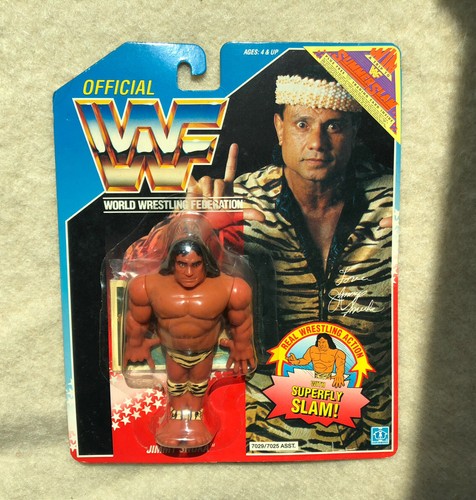 WWF Hasbro Superfly Jimmy Snuka Summer Slam MOC Vi...