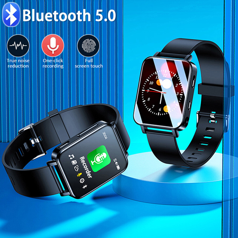 Wristband Voice Activated 32GB Digital Audio Voice Recorder Watch Mp3