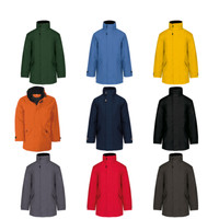 Kariban Men's Parka Padded Jacket (K677)- Adult Blank Plain Coats Winter Jackets