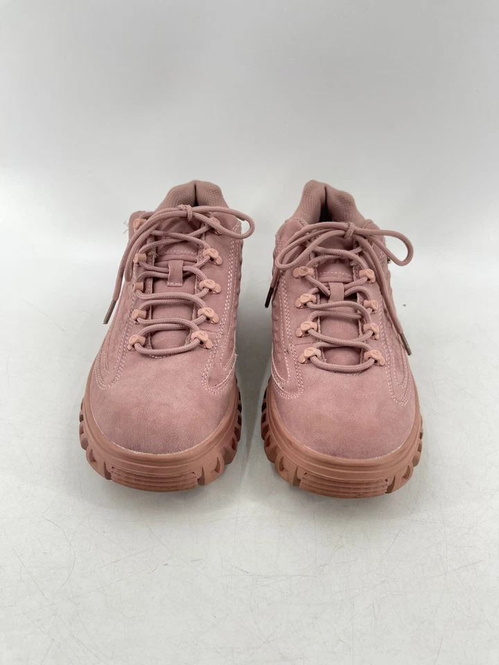 Lugz Mujer Rosa Botas Oxford Tenis Bajo Imitación Gamuza Con Cordones Talla 8.5 Foto 2 de 4
