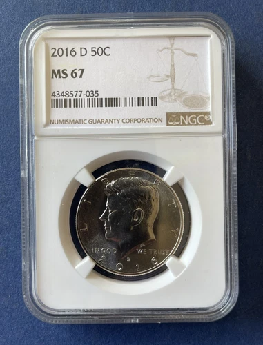 NGC 2016-D Kennedy Half Dollar MS67