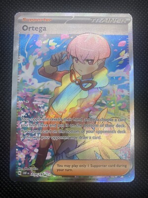 Pokémon Ortega 219/197 - Full Art Trainer - Obsidian Flames Ultra