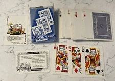 Vintage The Pep Boys  Advertising Playing Cards Deck Complete 52 Cards