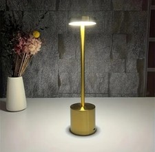 LED Cordless Touch Desk Lamp Rechargeable Dimmable Bar Table Night Light Decor