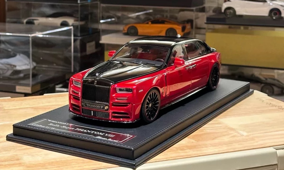 Rolls-Royce Phantom Mansory (Red/ Black) [Muse's Secret] 1/18