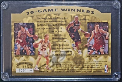 1996 Upper Deck Authenticated Memorabilia 70 Game Winners Gold