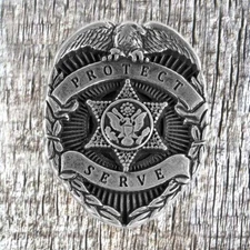 MILITARY CONCHO PROTECT & SERVE CONCHO CON963-P