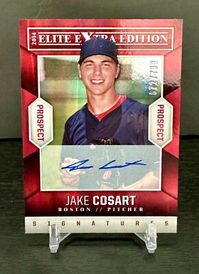 2014 Panini Elite Extra Edition Prospects Auto /799 Jake Cosart #62 Auto