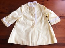 Vintage Girls London Fog Jacket W/ Eyelet Trim Aprox 12/18 Months