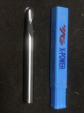 YG-1, X-Power 12mm Solid Carbide “Y” Coat. 2 Flute Long Reach Ball End Mill.