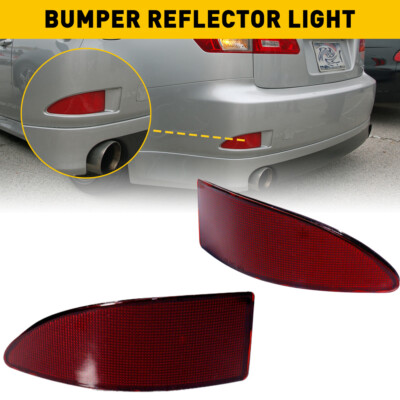 Bumper Reflector Light For Lexus IS250 & IS350 2006-2013 - Rear Left Or Right, Red Lens